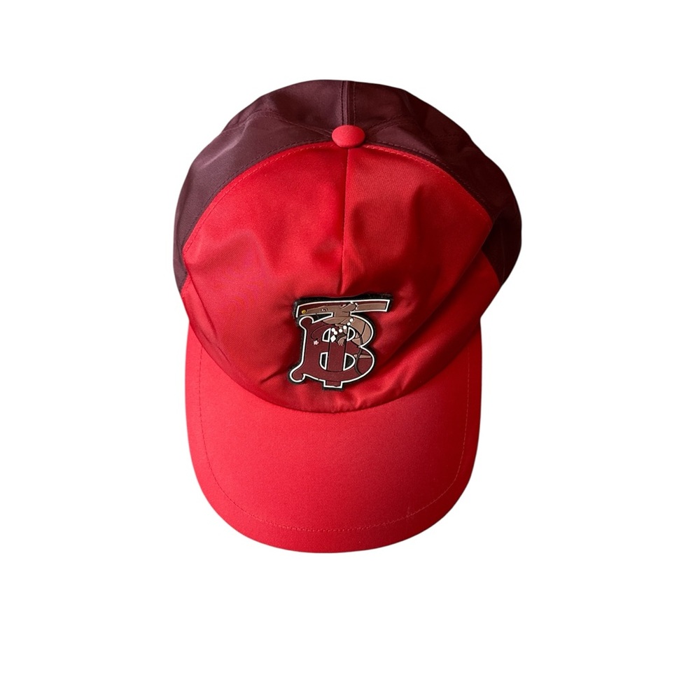 Burberry Red Baseball Cap Limited  Edition